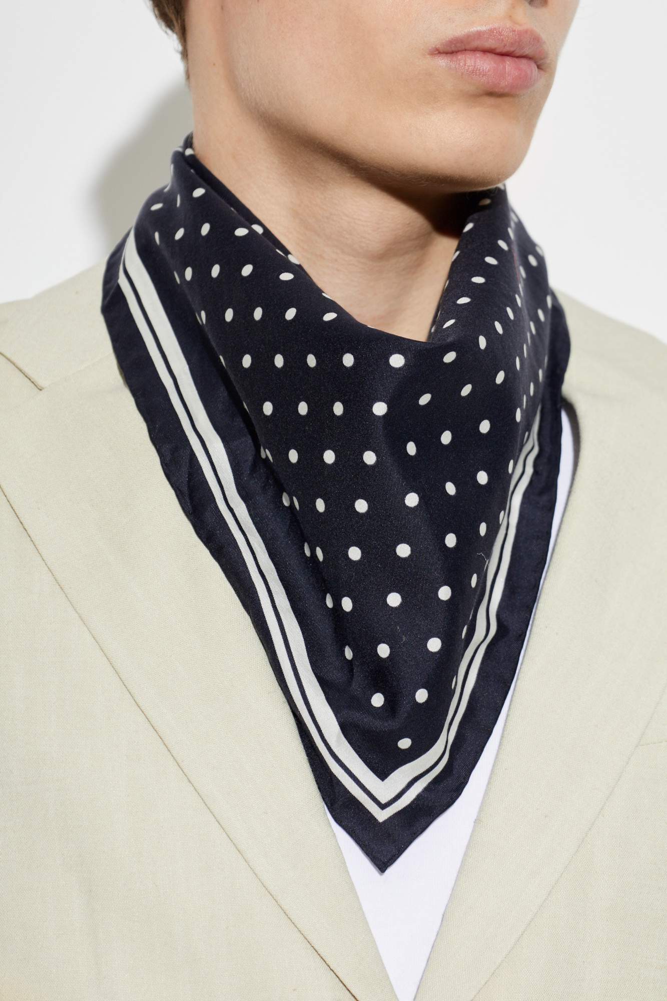 Givenchy Scarf with polka dot pattern | Men's | Vitkac